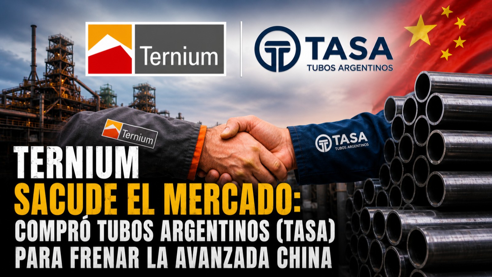 Planta industrial de tubos de acero TASA adquirida por Ternium Argentina en enero 2026